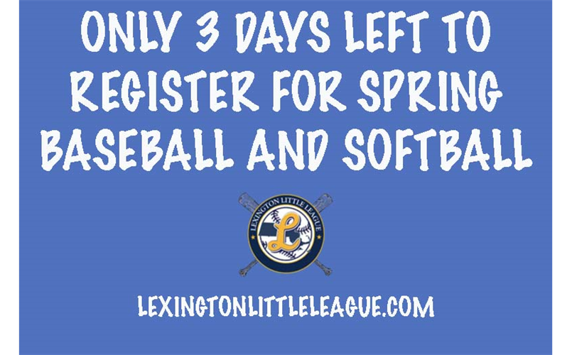 Spring 2025 Registration NOW OPEN